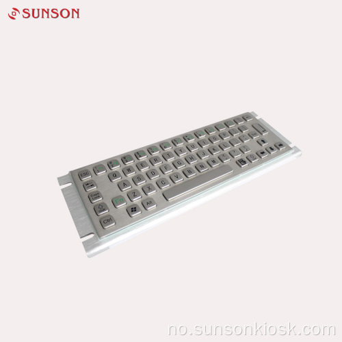 Anti-vandal tastatur for informasjonskiosk